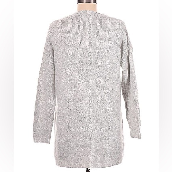 FINAL EUC Akira Comfy Lace-Up Sweater Dress, size M/L. Color: Heather Gray - Picture 2 of 5